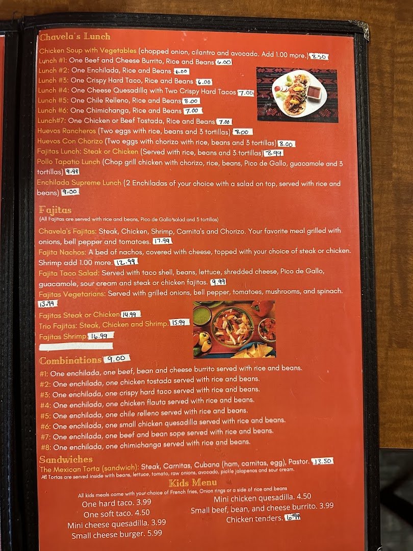 Mexican restaurant dining room with table service