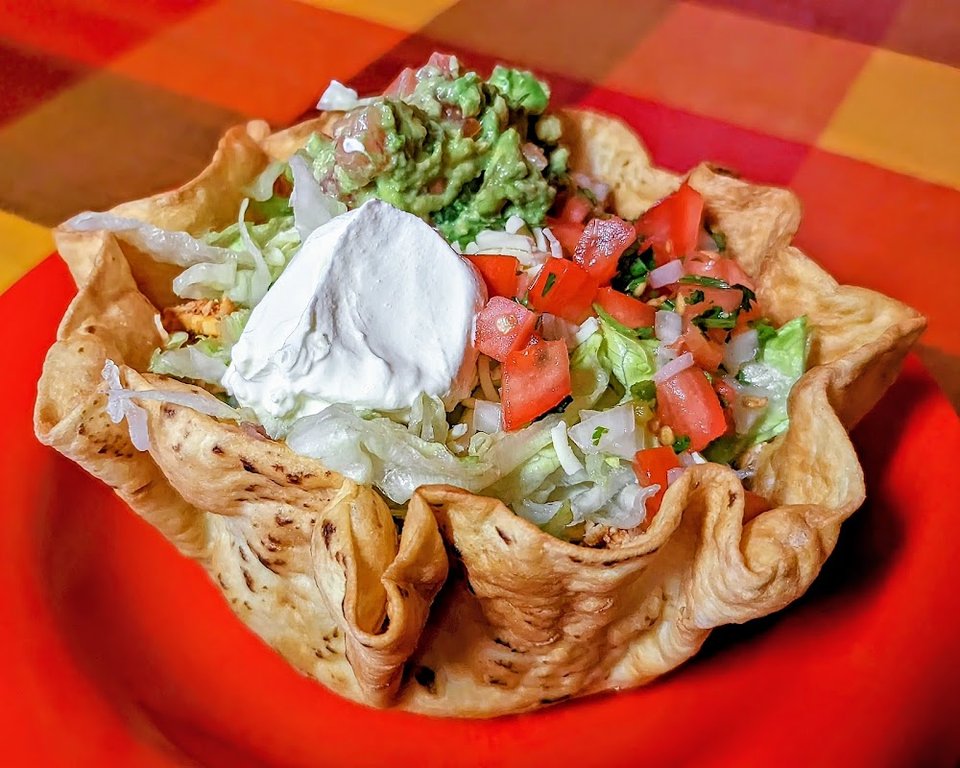Shredded Chicken Taco Bowl
